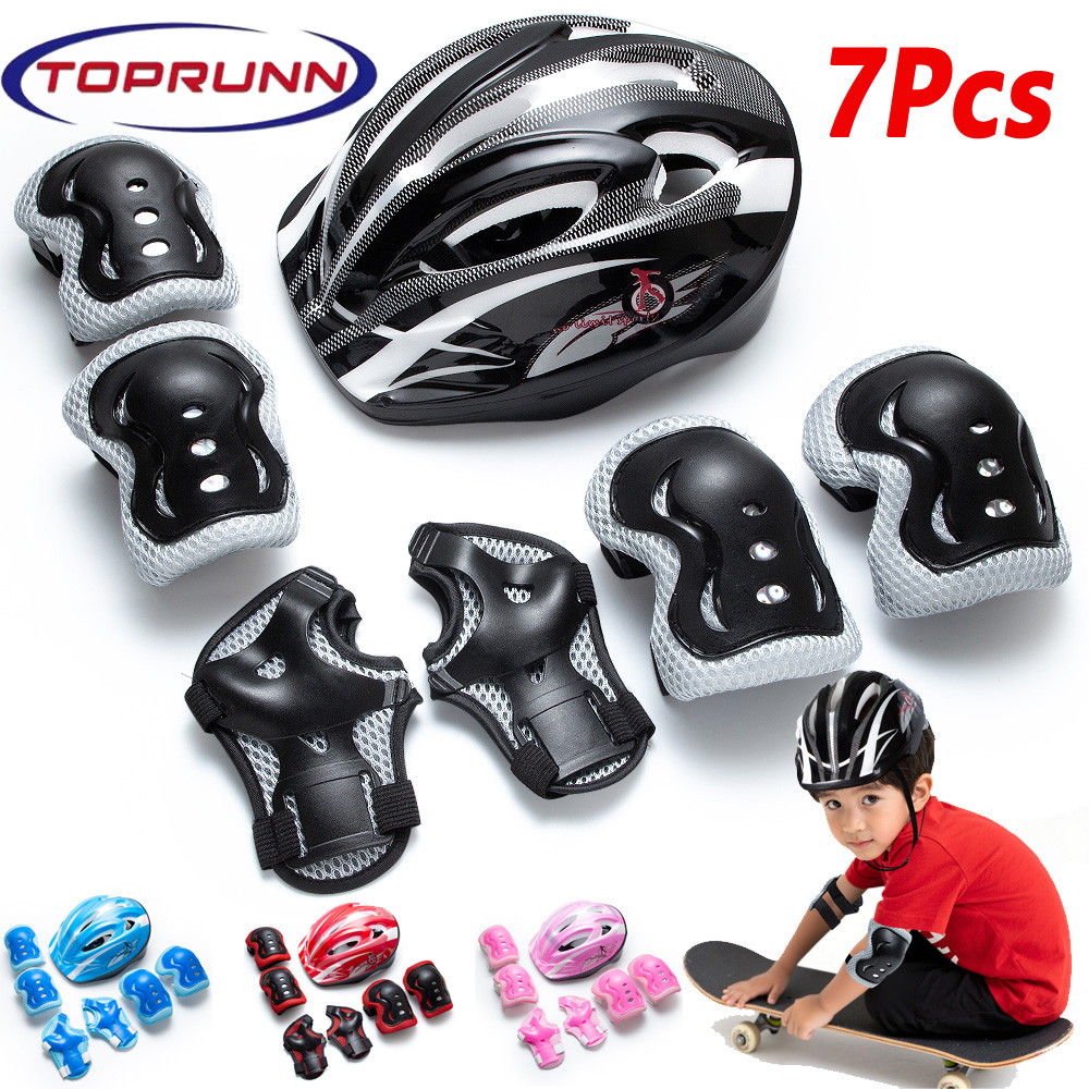Cycling Safety Gear For Kids - Zestaw ochronny dla dzieci 7 w