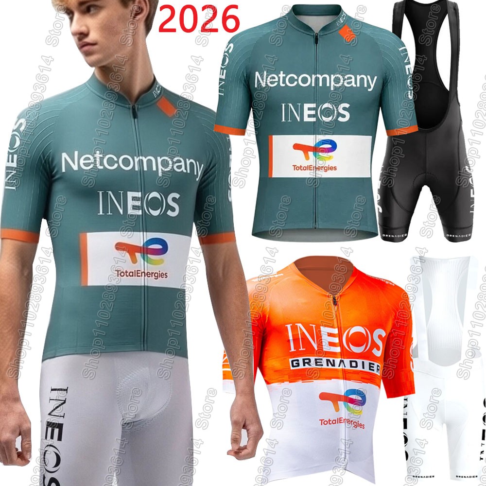 Cycling Gear Italy - Zestaw kolarski Netcompany-Ineos 2026, koszulka i