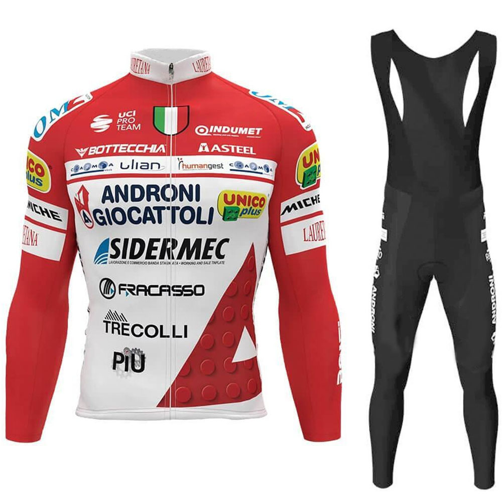 Cycling Gear Italy - Wiosna Jesień Androni Zestaw koszulek kolarskich