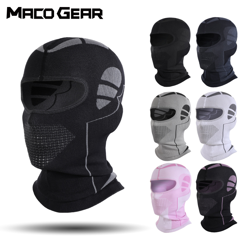Cycling Gear Cold Weather - Oddychająca Kominiarka Motocyklowa Ochrona Twarzy Zimowa