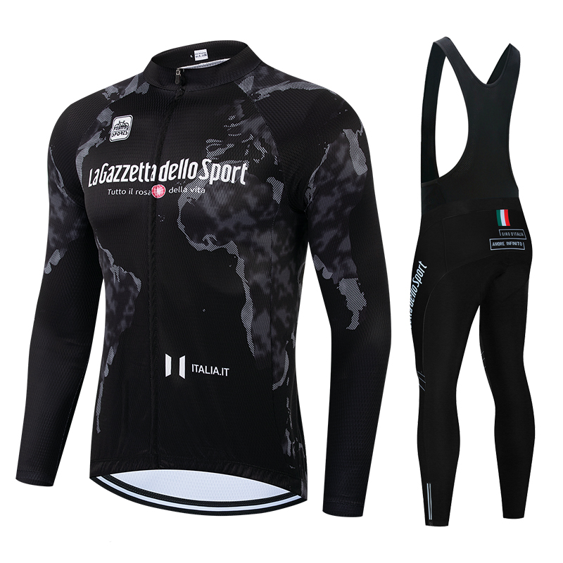 Cycling Gear Italy - Wiosenno-letni zestaw kolarski: koszulka, kurtka rowerowa,