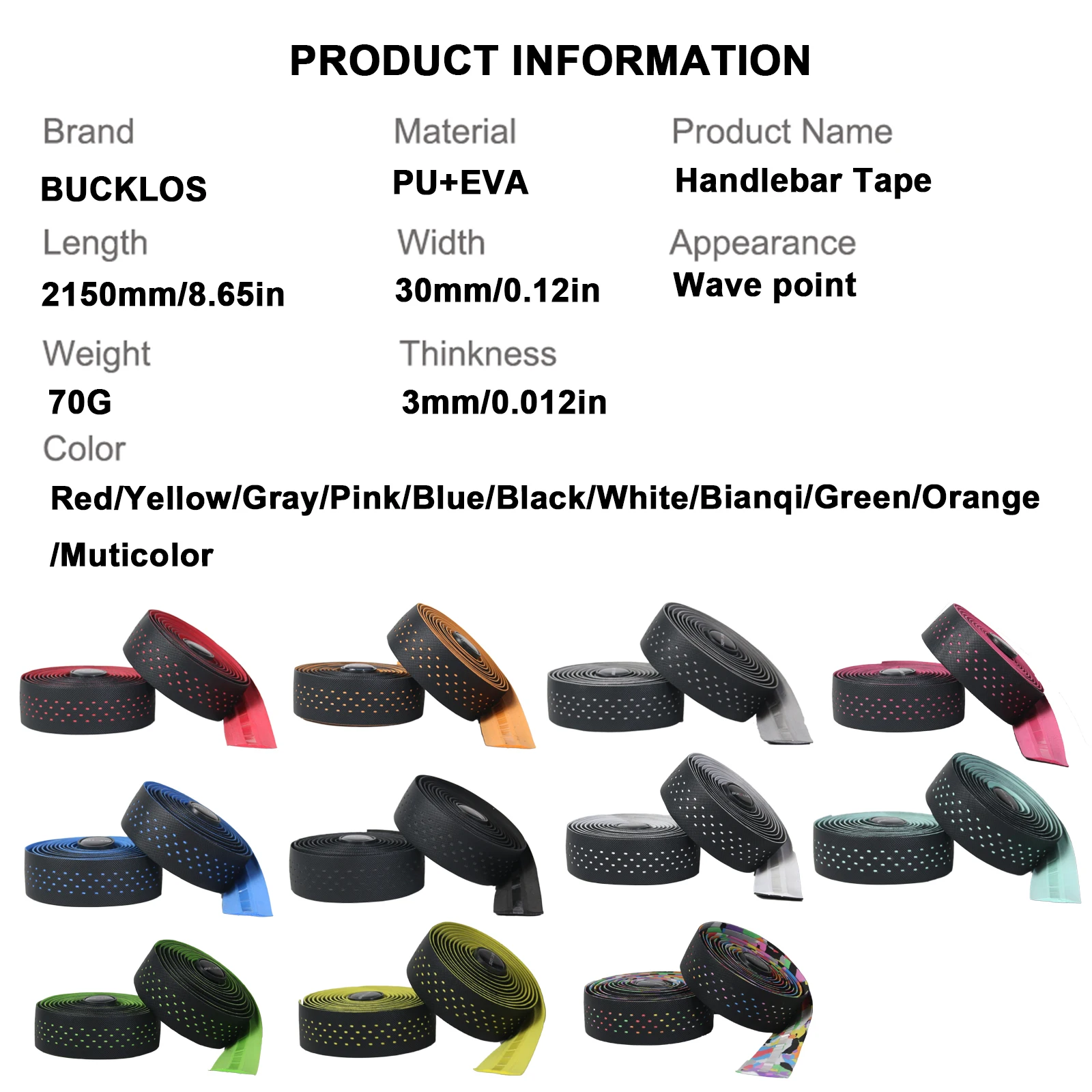 BUCKLOS profesjonalna taśma na – Bike Handlebar Tape recenzja i cena