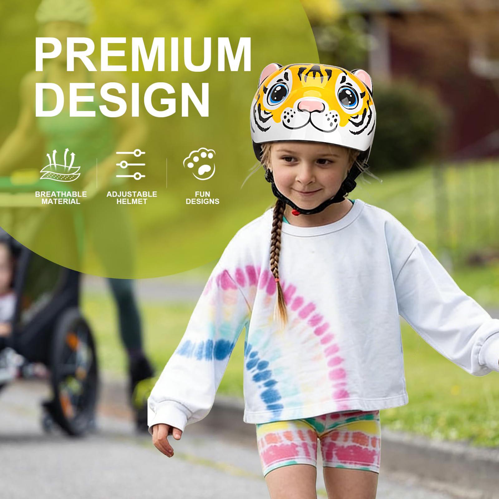 Kask dla dzieci z motywem tygr – Cycling Safety Gear For Kids recenzja i cena